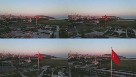 土耳其象征国旗高清在线视频素材下载