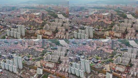台州市黄岩区，城市风光，城市建筑高清在线视频素材下载
