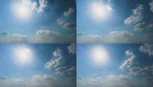蓝天白云延时摄影风景视频素材高清在线视频素材下载