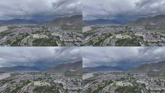 拉萨航拍空镜高清在线视频素材下载