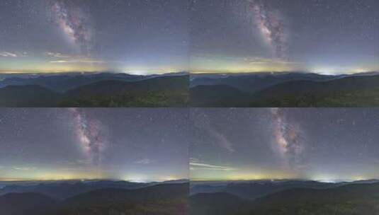 百山祖星空延时14MM-4K-50P高清在线视频素材下载