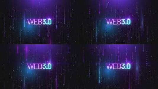 Web 3.0二进制矩阵数字动画高清在线视频素材下载