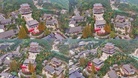 余杭径山寺高清在线视频素材下载