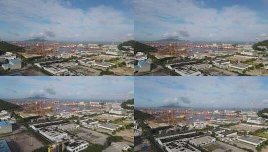 赤湾港 货运 码头 贸易 集装箱 赤湾码头高清在线视频素材下载
