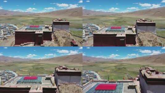 西藏山南市 措美县哲古镇卓德村高清在线视频素材下载