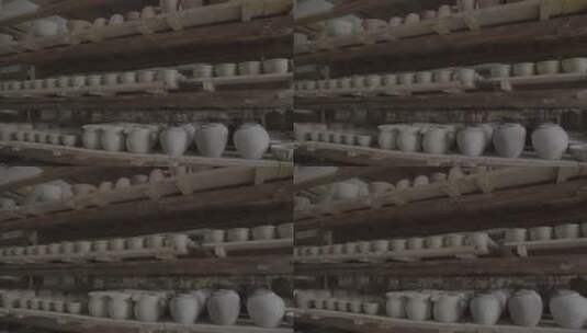 陶瓷瓷坯微距LOG高清在线视频素材下载