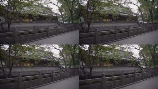 杭州千年古刹灵隐寺建筑高清在线视频素材下载