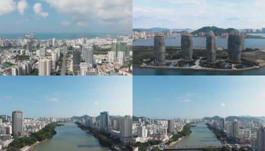 4K 三亚市区风景高清在线视频素材下载
