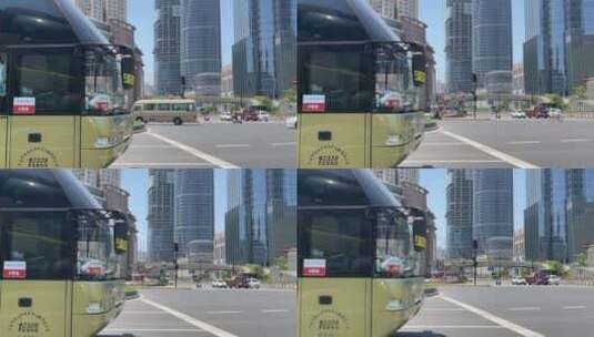 上海封城中的街道路口高清在线视频素材下载