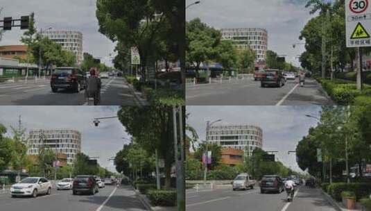 杭州的城市马路高清在线视频素材下载