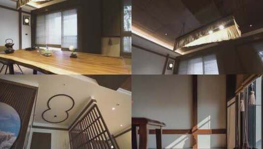 新中式装修家居家具高清在线视频素材下载
