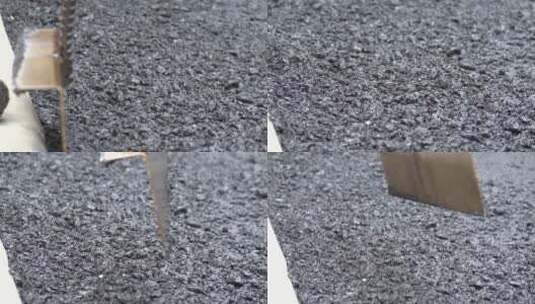 沥青 铺路 工程 施工 道路施工高清在线视频素材下载