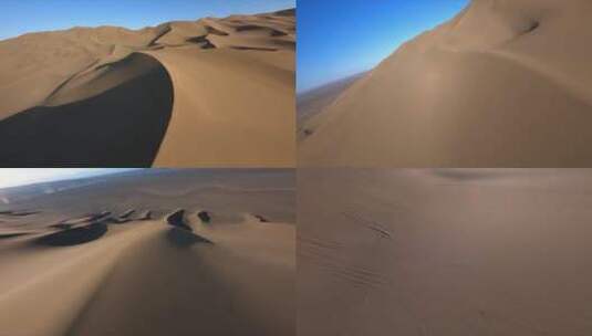 穿越新疆吐鲁番库木塔格沙漠高清在线视频素材下载