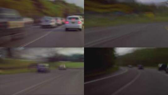 道路穿梭延时开车第一视角高清在线视频素材下载