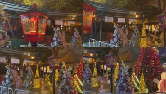 圣诞新年灯会展装饰布置高清在线视频素材下载