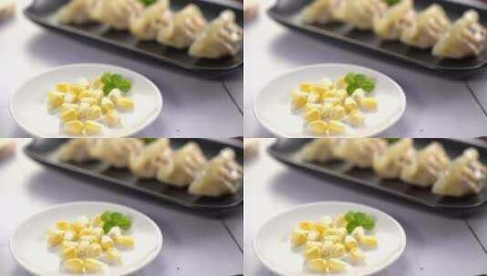 玉米蒸饺高清在线视频素材下载