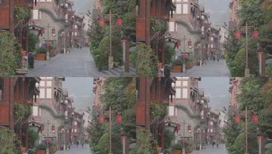 贵州茅台镇木楼木雕木房子老建筑木艺杨柳湾高清在线视频素材下载