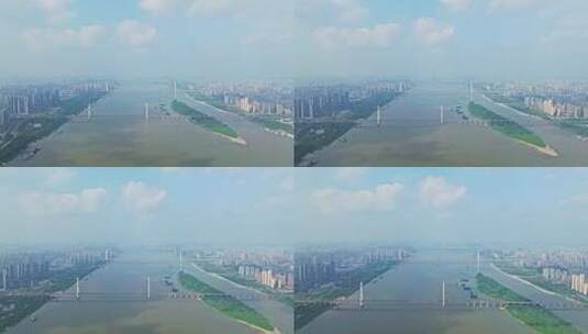 武汉白沙洲大桥高清在线视频素材下载