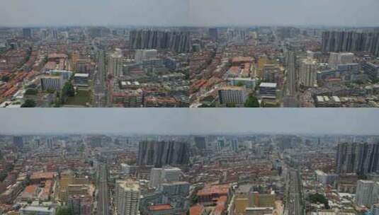 航拍漳州城市建筑风光高清在线视频素材下载