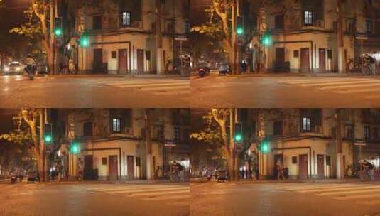上海马路街景高清在线视频素材下载