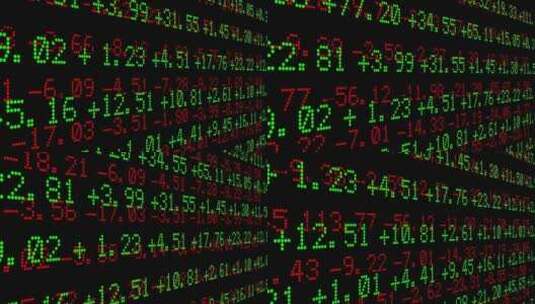 金融 股票 数据 经济高清在线视频素材下载