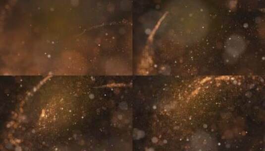 金色粒子转场动画高清在线视频素材下载