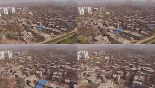 陕西省商洛市商州区 破旧民房建筑高清在线视频素材下载