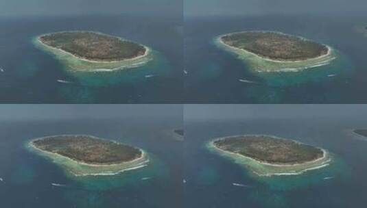 HDR印尼龙目吉利群岛自然风光航拍高清在线视频素材下载