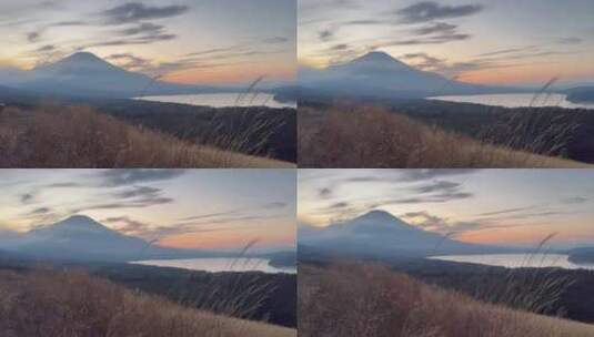 日本富士山美景高清在线视频素材下载