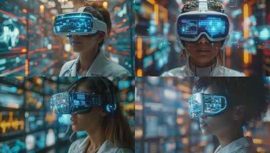 科技医疗VR 医疗科技 未来医疗高清在线视频素材下载