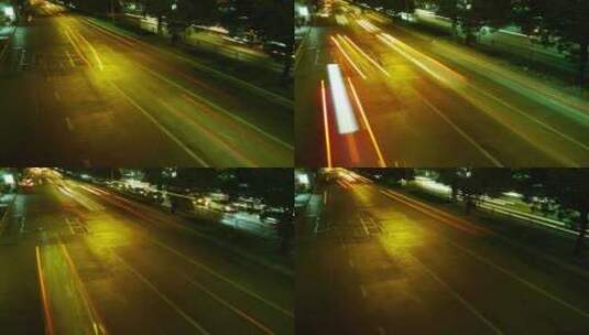 夜间交通高清在线视频素材下载