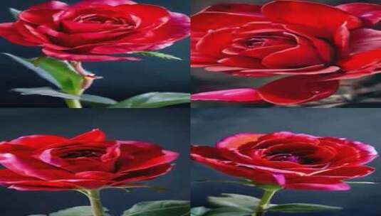 玫瑰花盛开延时 绽放高清在线视频素材下载