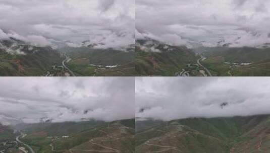云南红河磨昆高速航拍高清在线视频素材下载