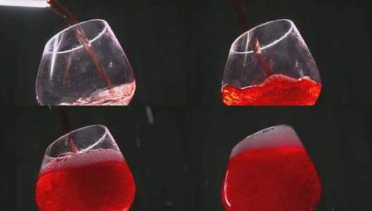 蓝莓酒 果酒 倒红酒 葡萄酒高清在线视频素材下载
