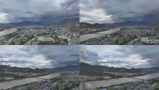 拉萨航拍空镜高清在线视频素材下载