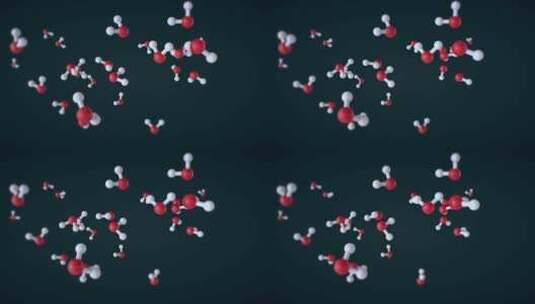 水分子高清在线视频素材下载