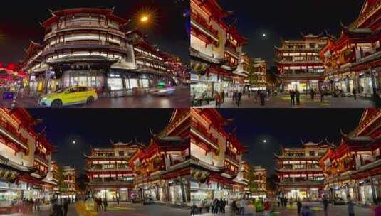 上海豫园高清在线视频素材下载