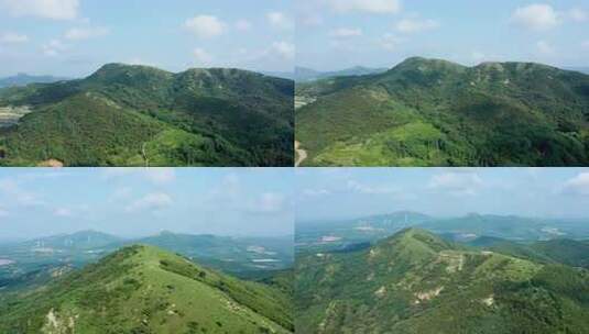 诸城卢山  山东丘陵 潍坊的山 诸城的山高清在线视频素材下载