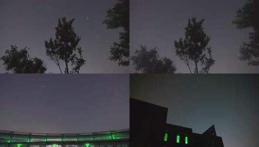 星空延时摄影高清在线视频素材下载