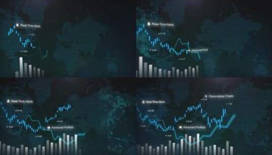 高级科技感信息变化片场AE模板高清AE视频素材下载