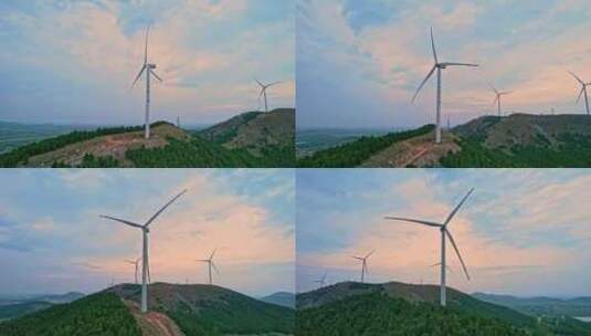 航拍风力发电新质生产力高清在线视频素材下载