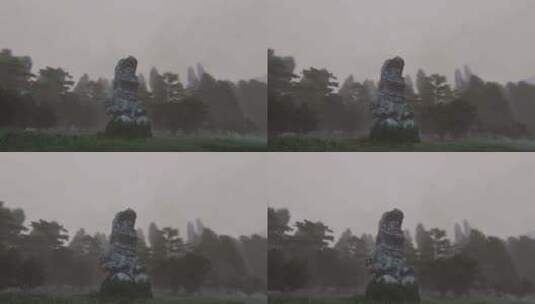 4K古玛雅雕像高清在线视频素材下载