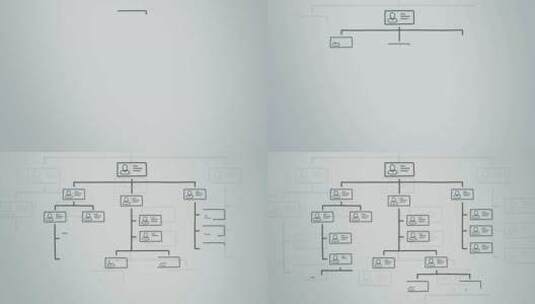 组织结构图概念高清在线视频素材下载