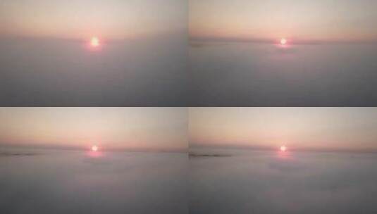 云层上的太阳高清在线视频素材下载