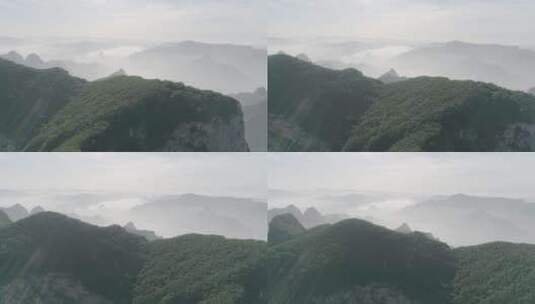 航拍山西旅游胜地太行山脉60帧原素材高清在线视频素材下载