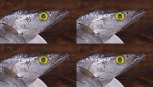 舟山带鱼 (9)高清在线视频素材下载