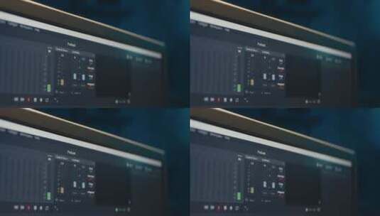 电脑屏幕上的音量高清在线视频素材下载
