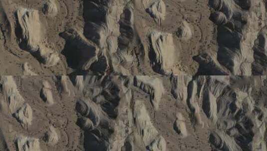 航拍荒漠戈壁高清在线视频素材下载
