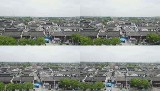 上海古镇航拍古村落4K原素材高清在线视频素材下载