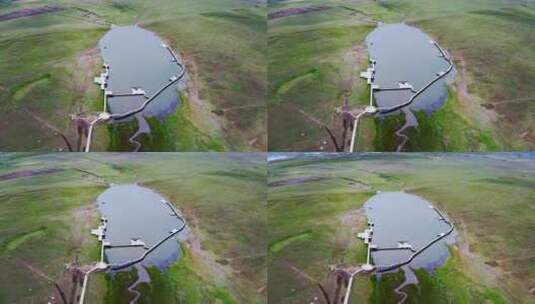 新疆巴音布鲁克天鹅湖高清在线视频素材下载